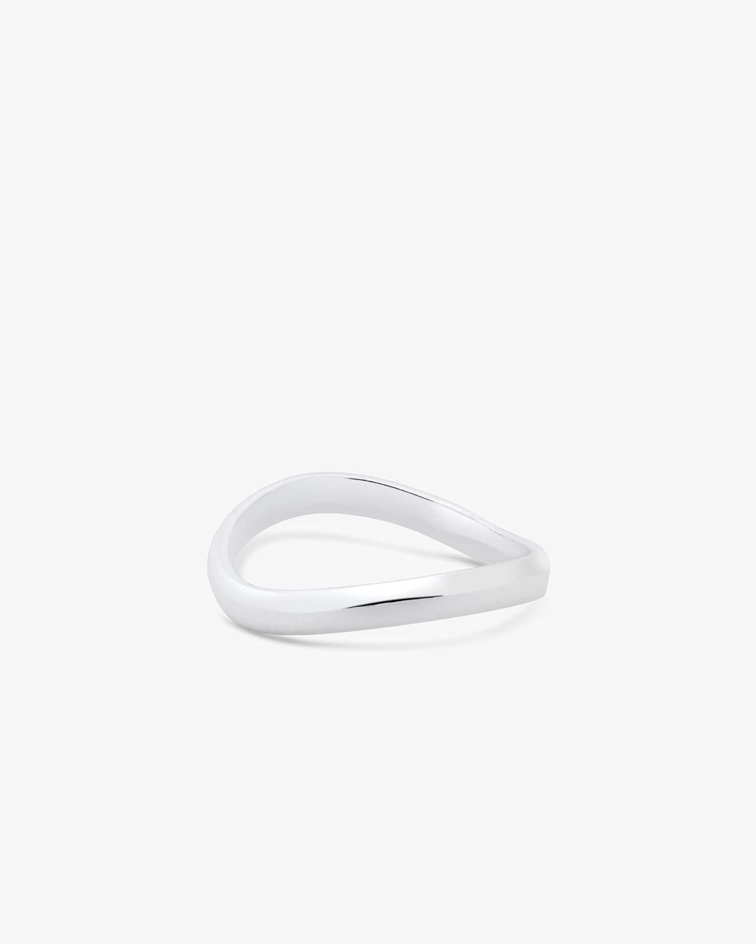 Genuine 925 Sterling Silver Half Chain Band Ring, Chain Ring