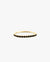 Golden Cubic Black Zirconia Ring