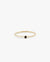 Golden Black Onyx Stackable Ring
