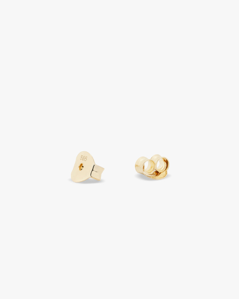 14k Minimal Circles stud Earrings