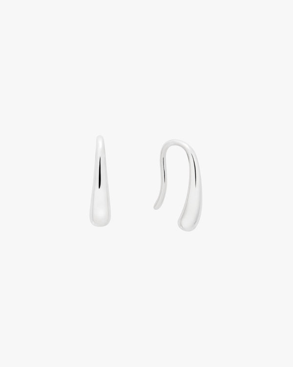 Silver Dew Drop Earrings