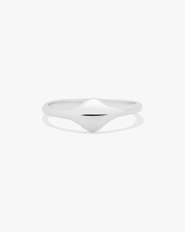 Silver Bareline Ring