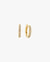 Golden Glimmer Huggie Hoops