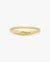 Golden Hammered Dome Ring
