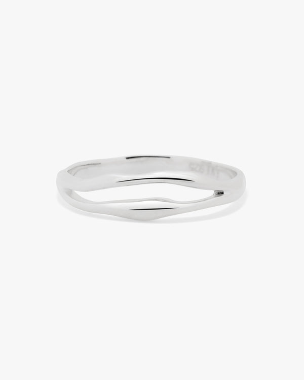 Silver Twinflow Ring