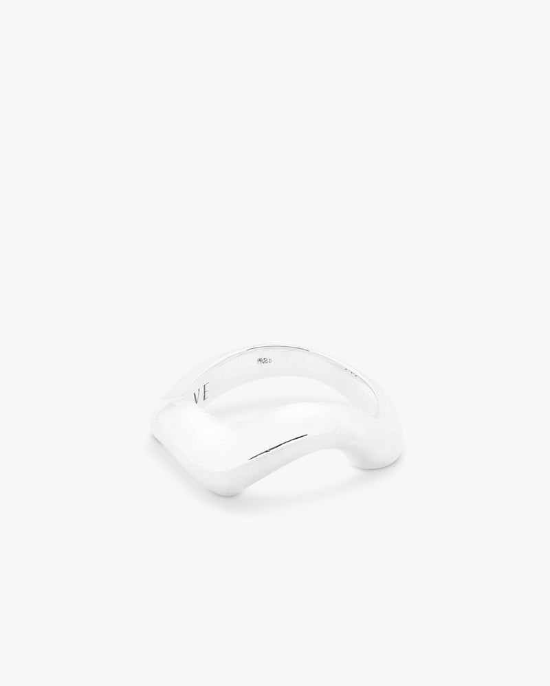 Bold Form Silver Ring