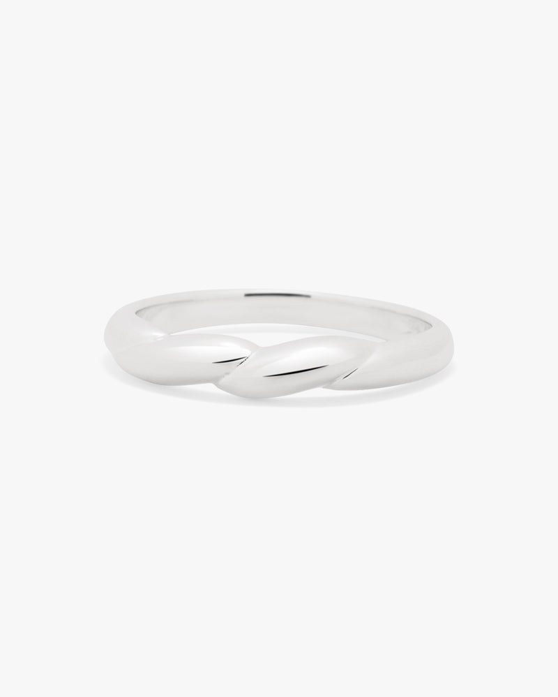 Silver Twistline Ring