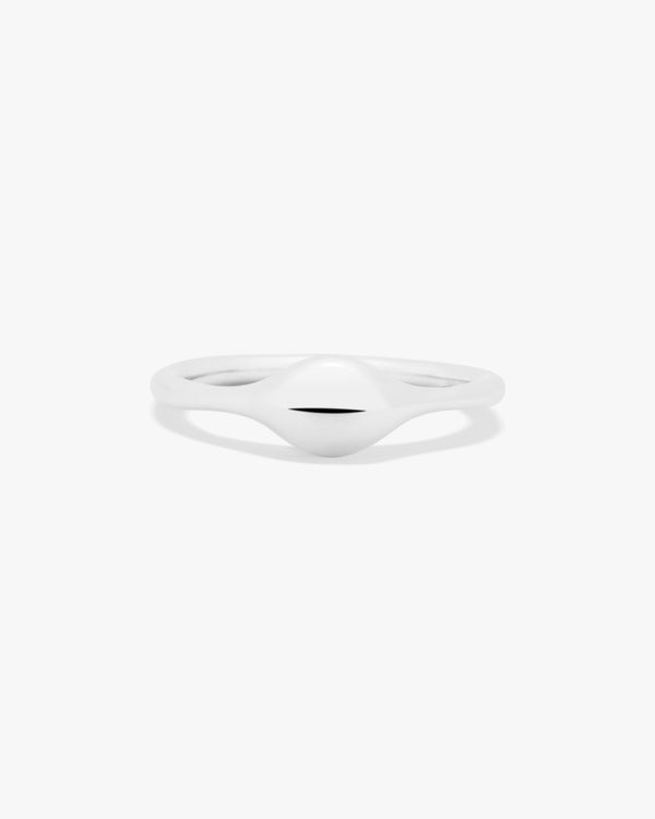 Silver Petite Dome flow Ring