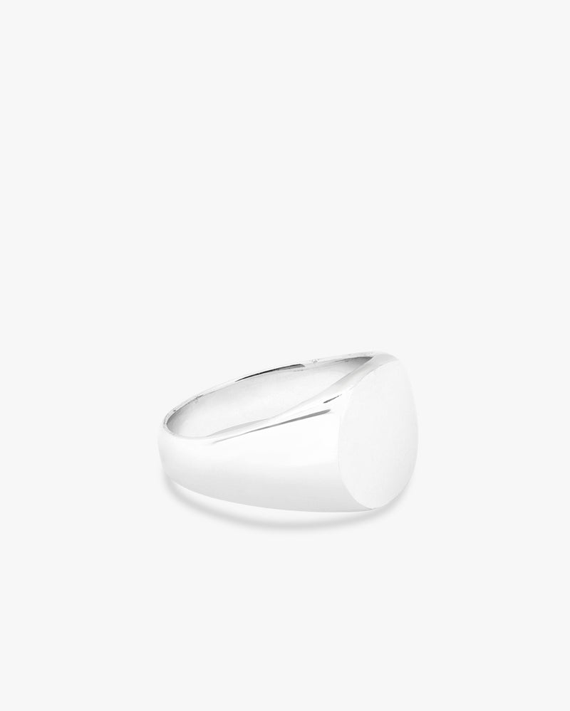 Refined Silver Signet Ring