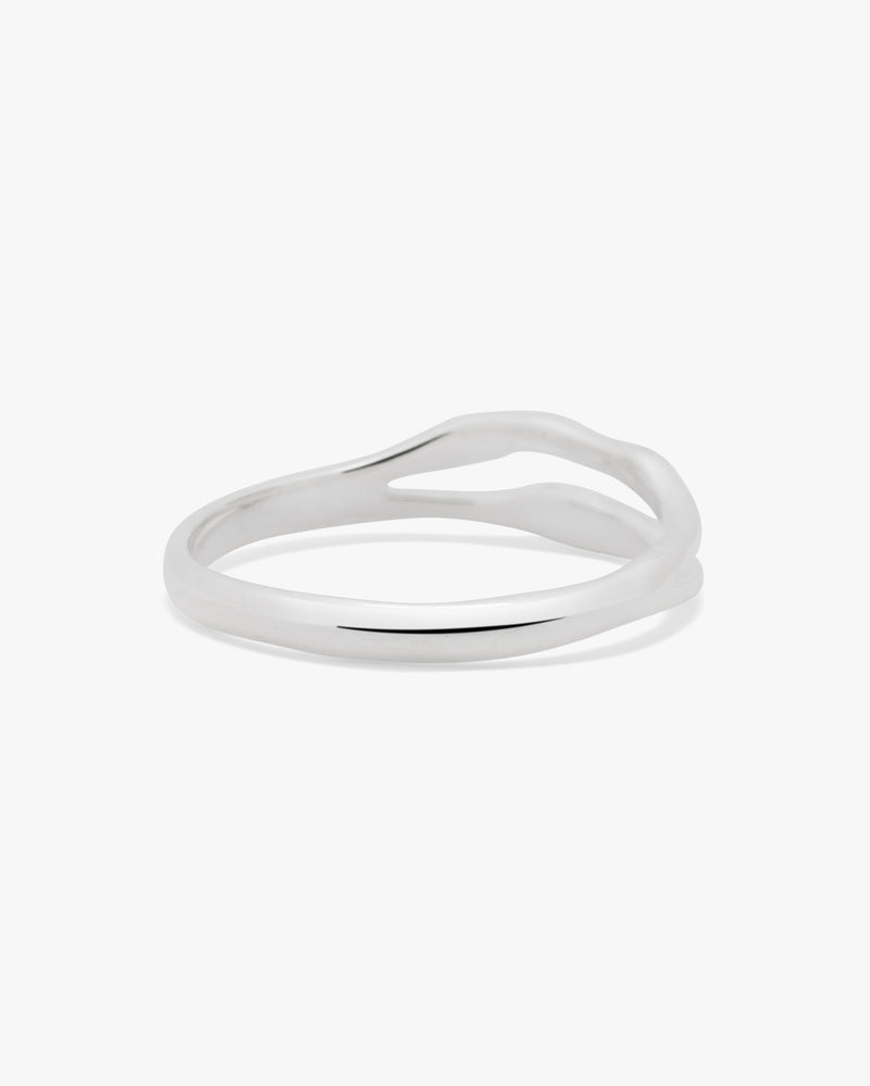 Silver Twinflow Ring
