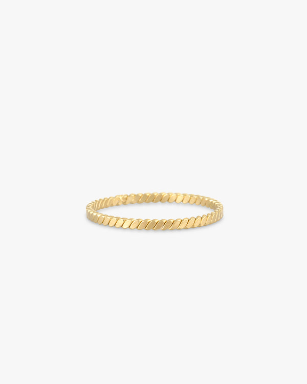 Golden Lace Stackable Ring