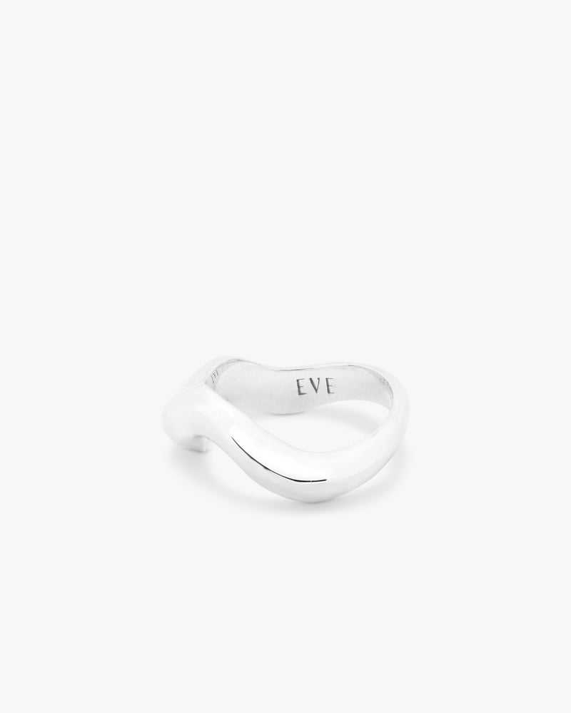 Bold Form Silver Ring