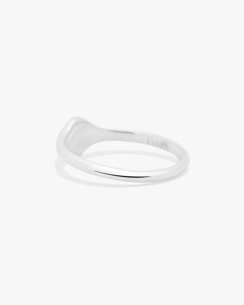 Silver Bareline Ring