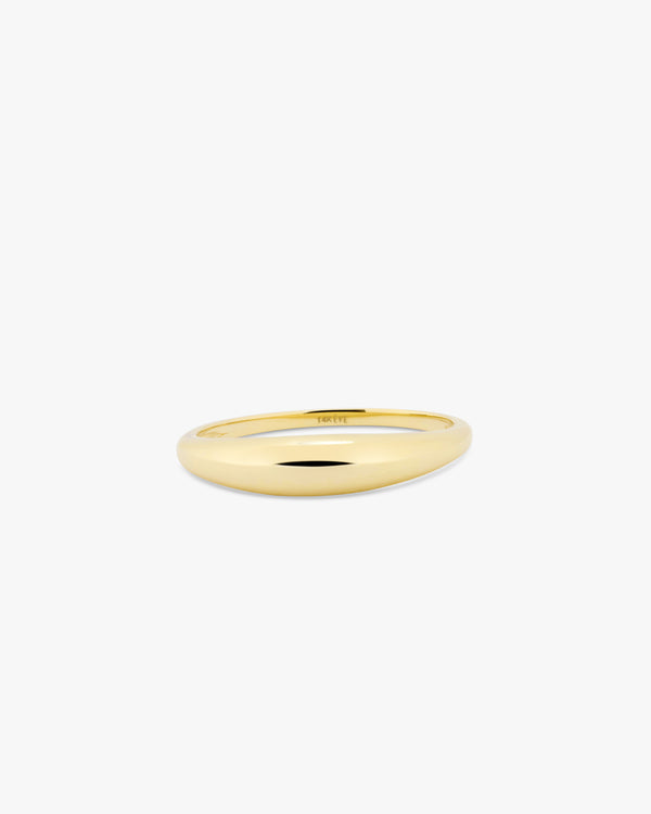 14k Petite Dome Gold Ring