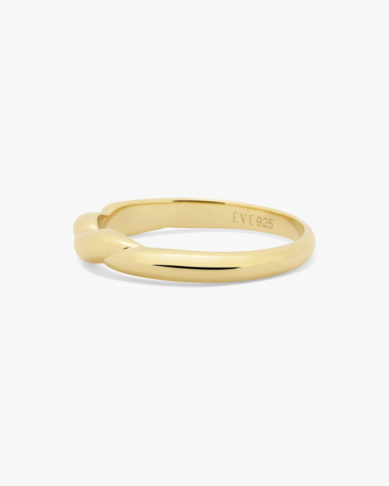 Golden Twistline Ring