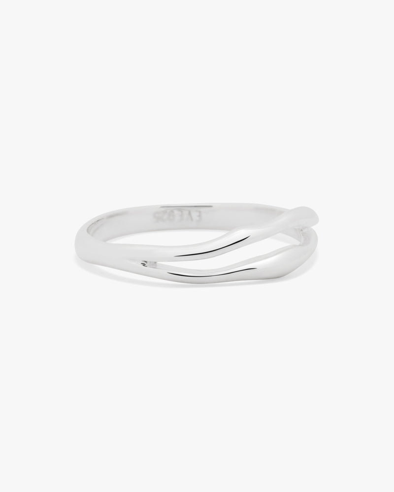 Silver Twinflow Ring