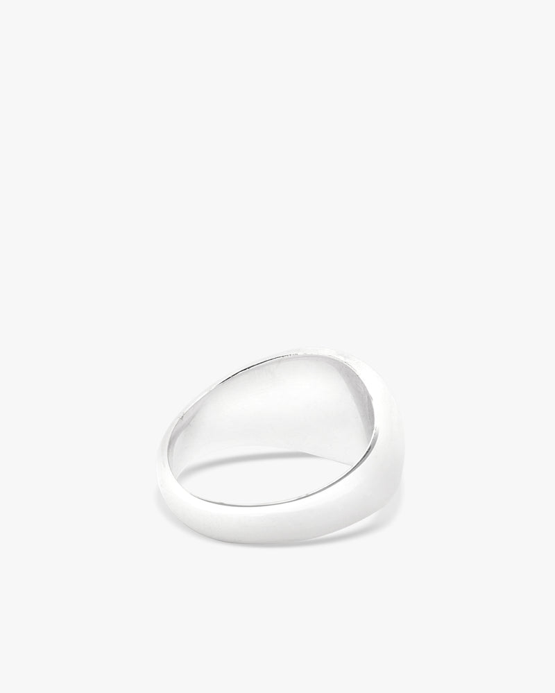 Refined Silver Signet Ring