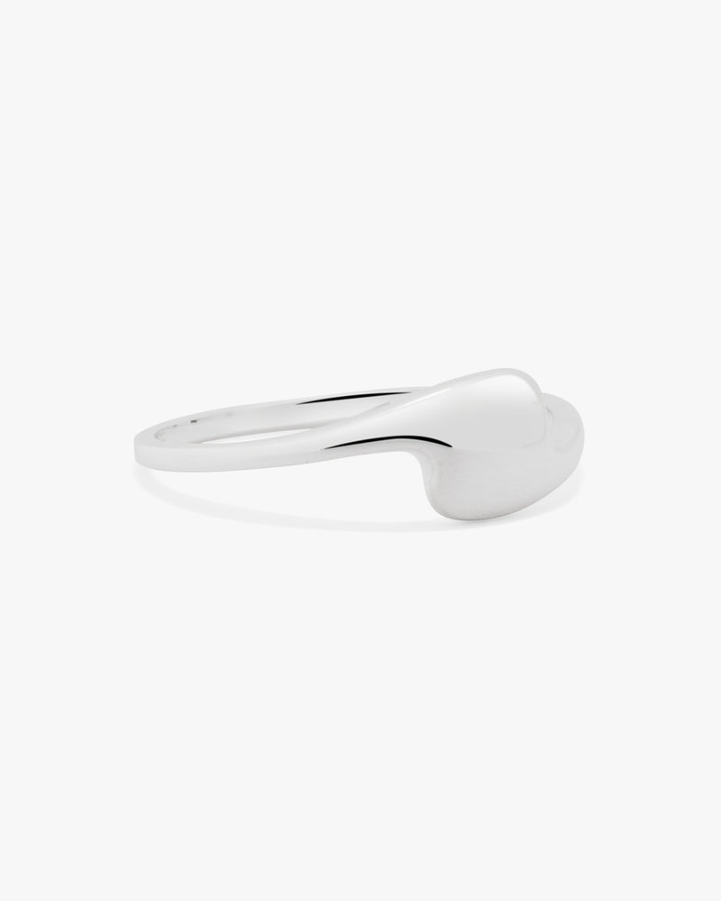 Silver Flowband Ring