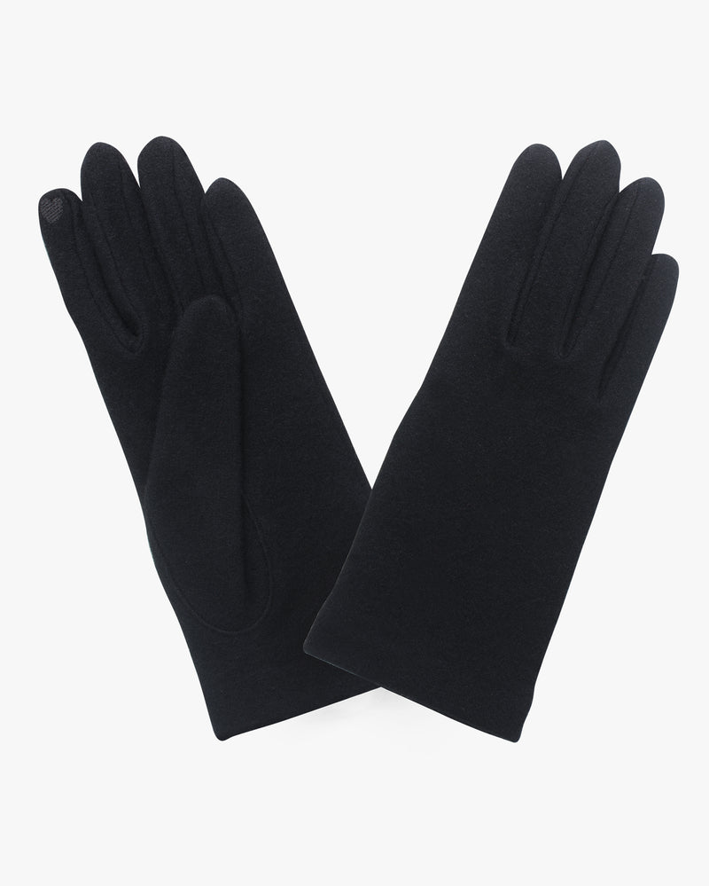 Classic Wool Touch Gloves Black