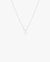 Silver Mini Drop Necklace