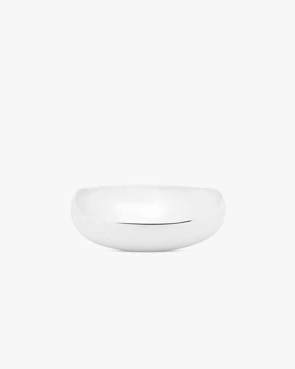 Silver Flow Dome Ring