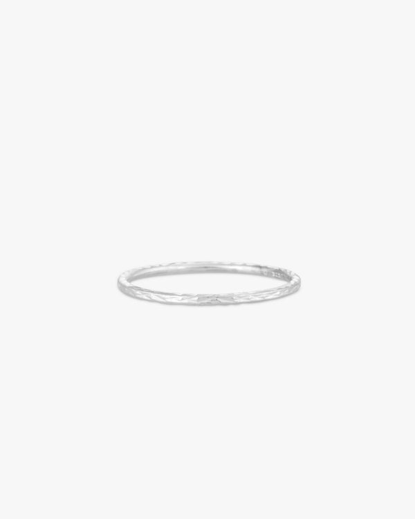 Silver Fashion Stackable Ring