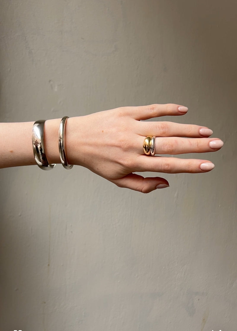 Silver Flow Cuff Bracelet
