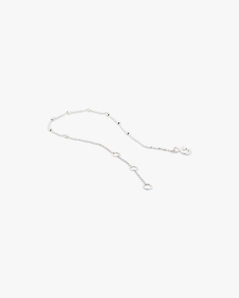 Silver Knot Charm Bracelet