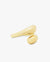 Golden Statement Duo Drop Ring