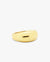 Golden Flow Dome Ring