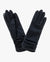 Wool Touch Gloves Wrist Black