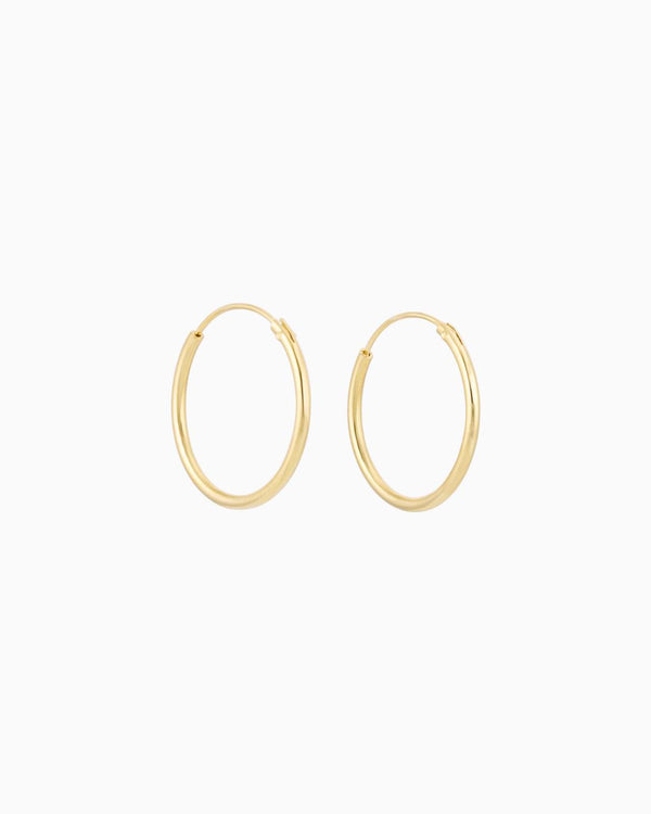 Golden Hoops 20mm
