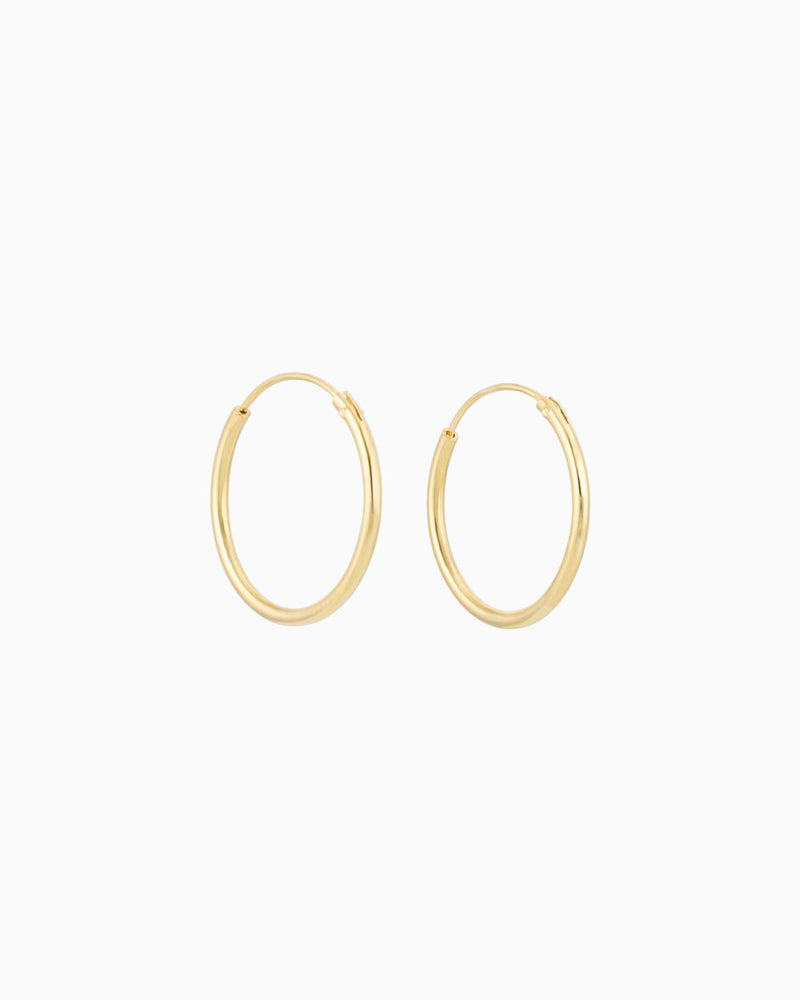 Golden Hoops 20mm