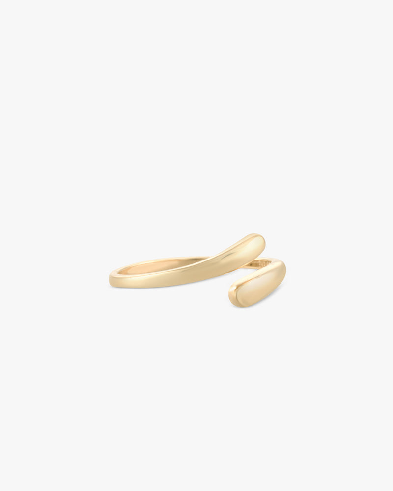 Golden Duo Drop Ring