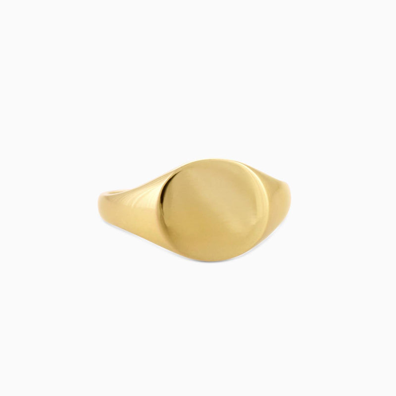 Golden Signet Ring S