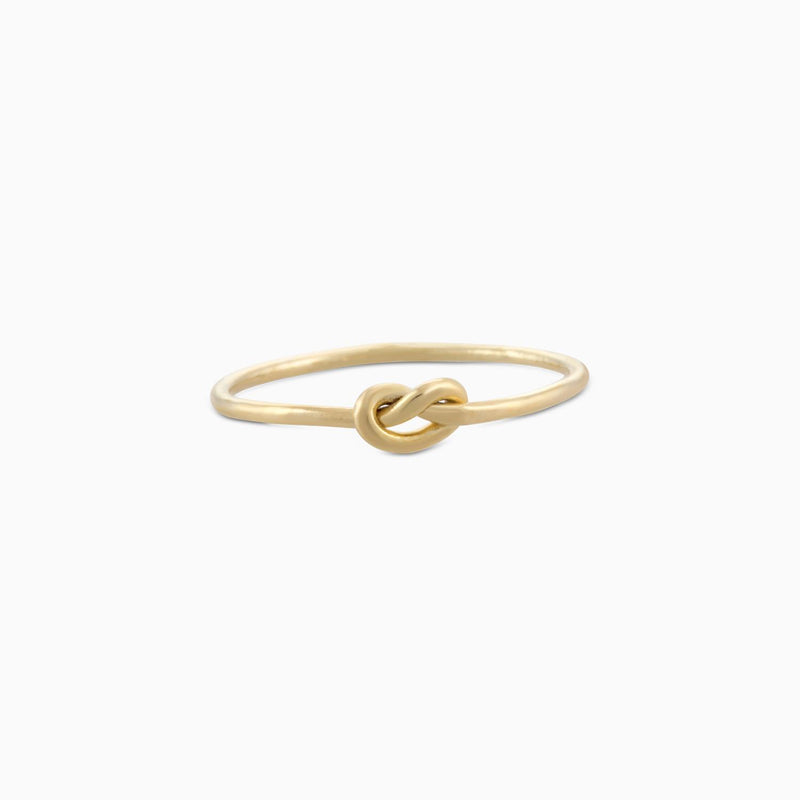 Golden Love Knot Ring