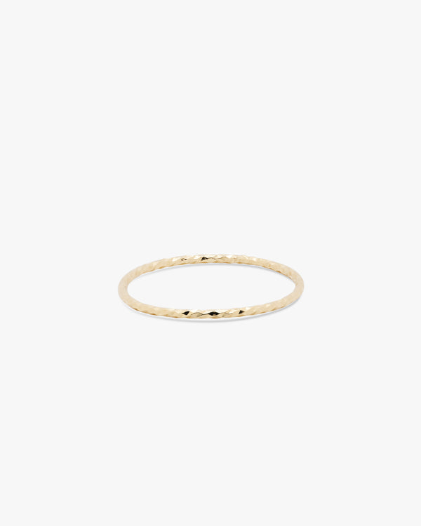 Golden DC Stackable Ring