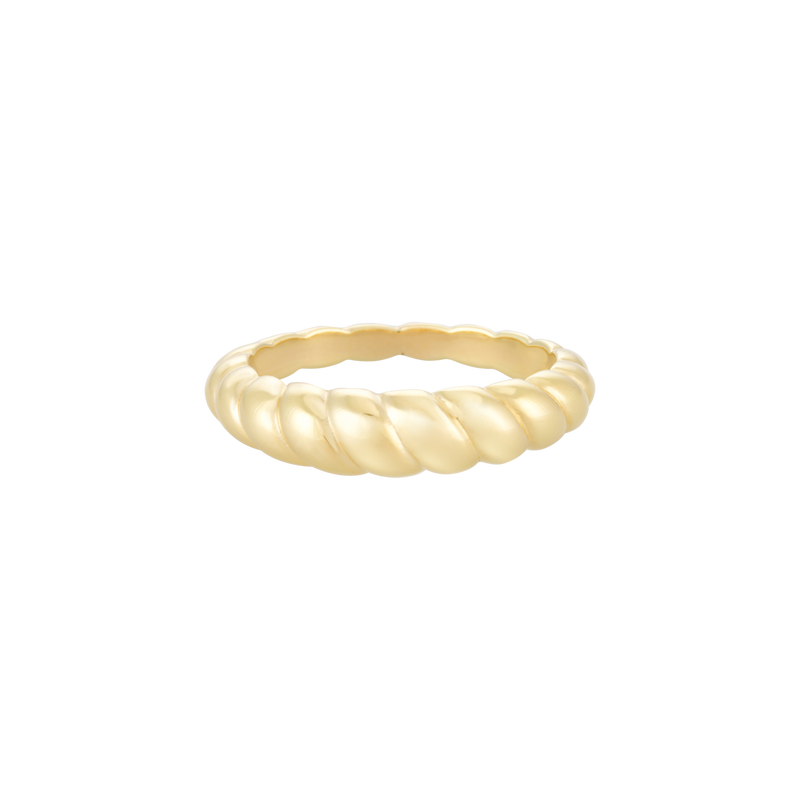 Golden Petit Croissant Ring