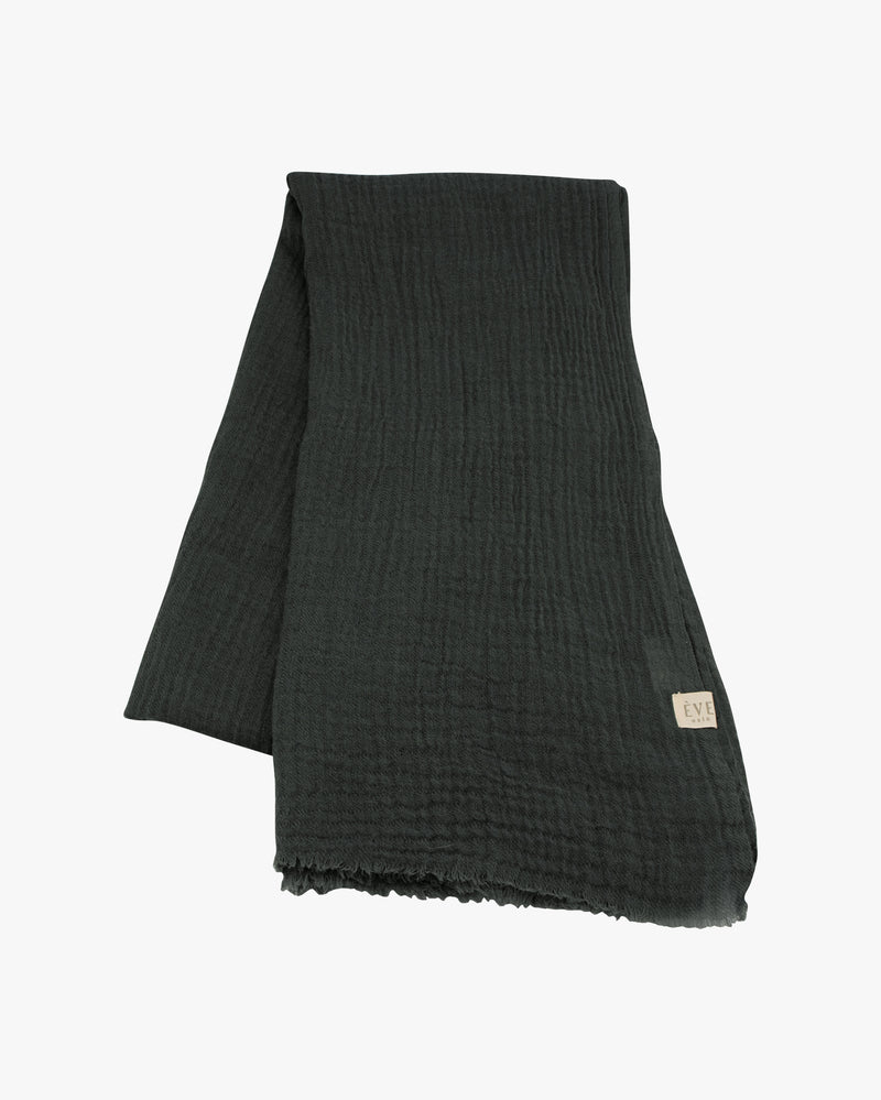 Green Wool/Silk Scarf