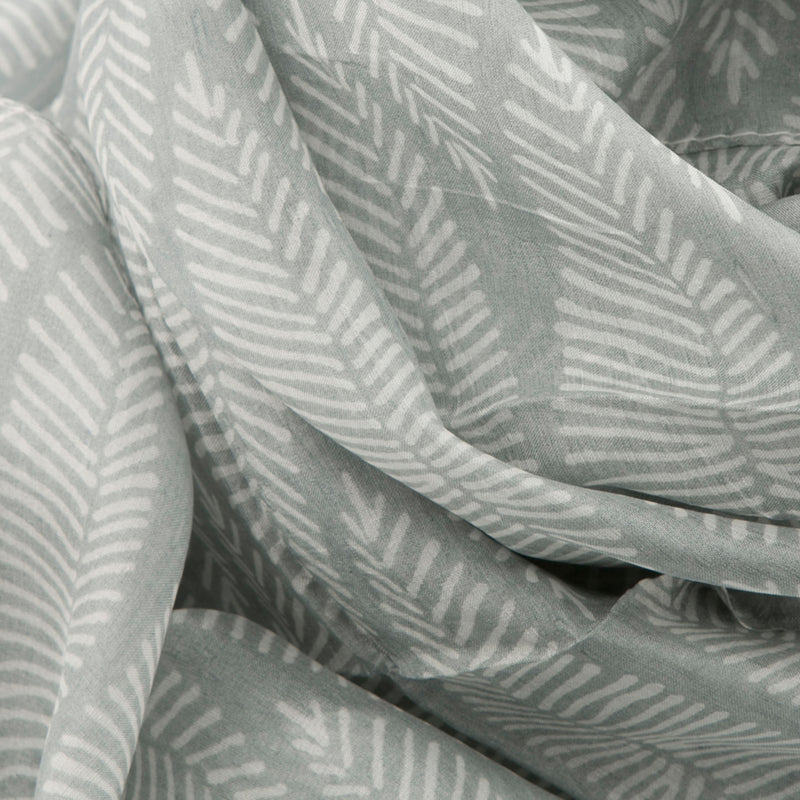 Leaf Silk Isblå