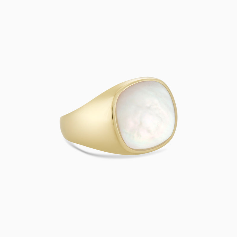 Golden Signet Mother Of Pearl
