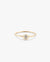 Golden Crown Rainbow Moonstone Ring