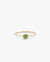 Golden Crown Green Aventurine Ring