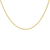 Golden Braided Chain Necklace
