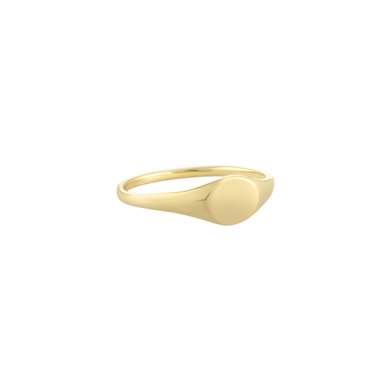 Golden Mini Signet Ring