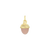 Golden Dome Peach Moonstone Charm L