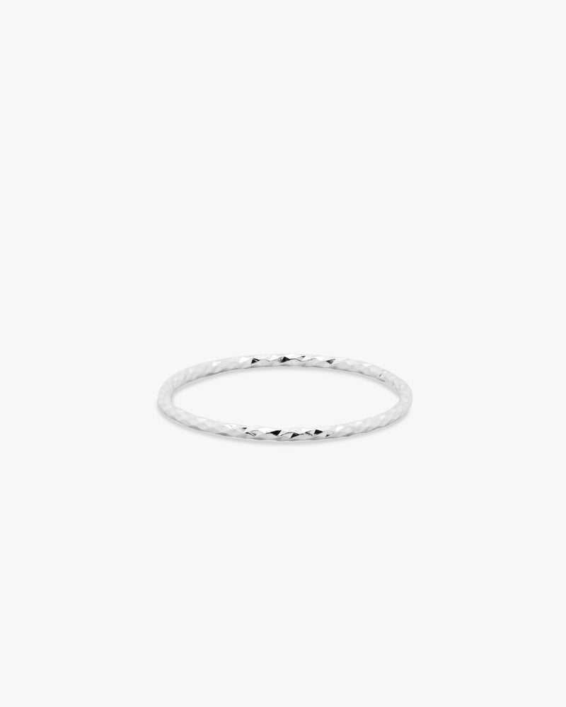 Silver DC Stackable Ring