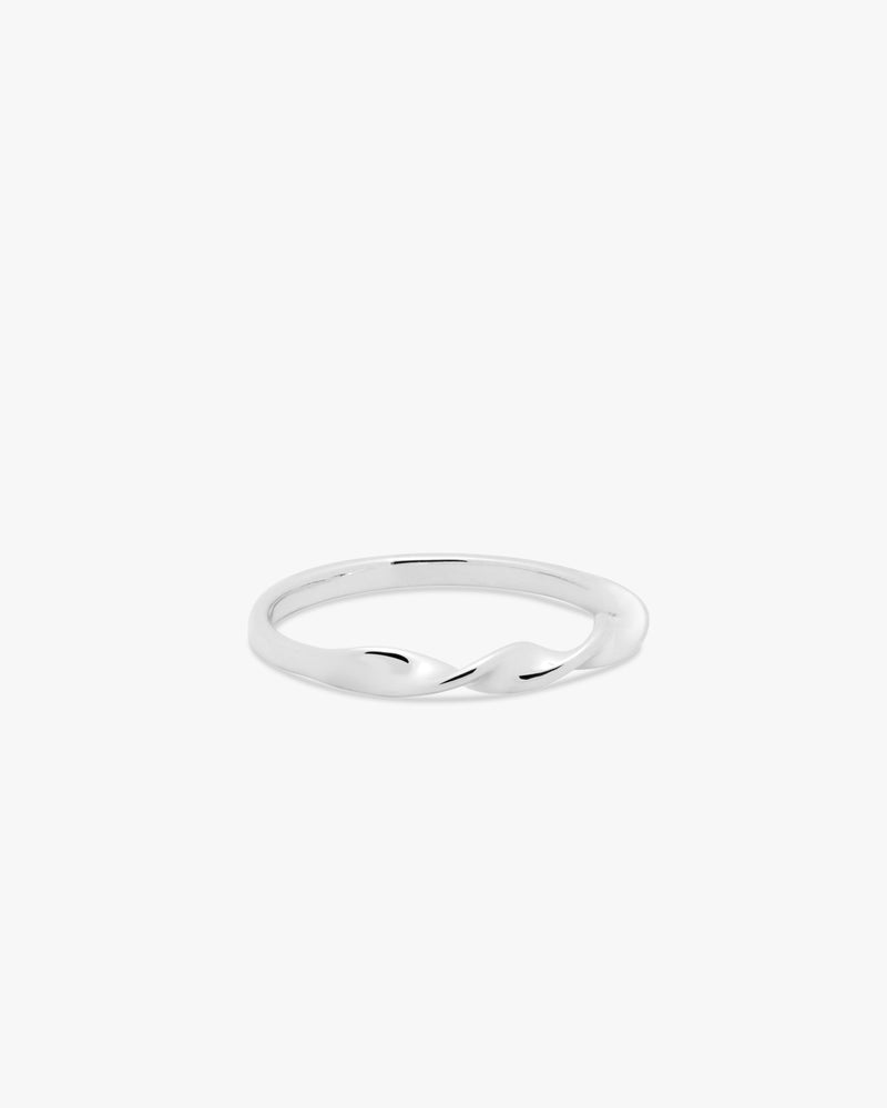 Silver Twined Ring