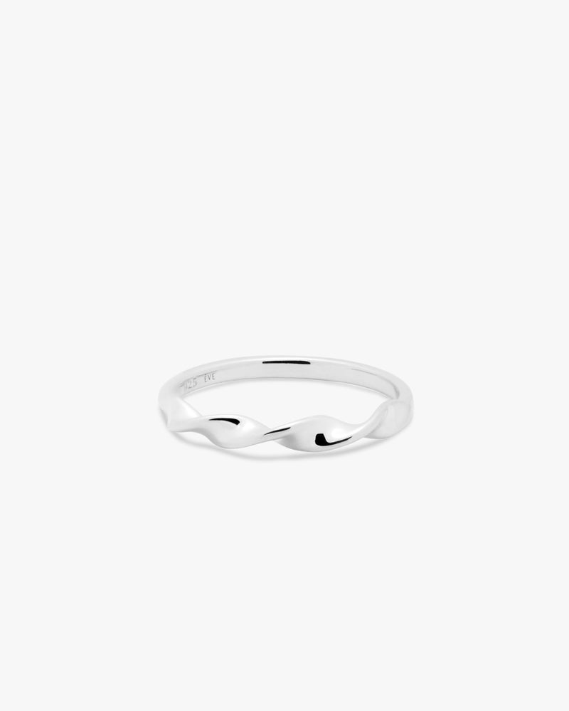 Silver Twined Ring