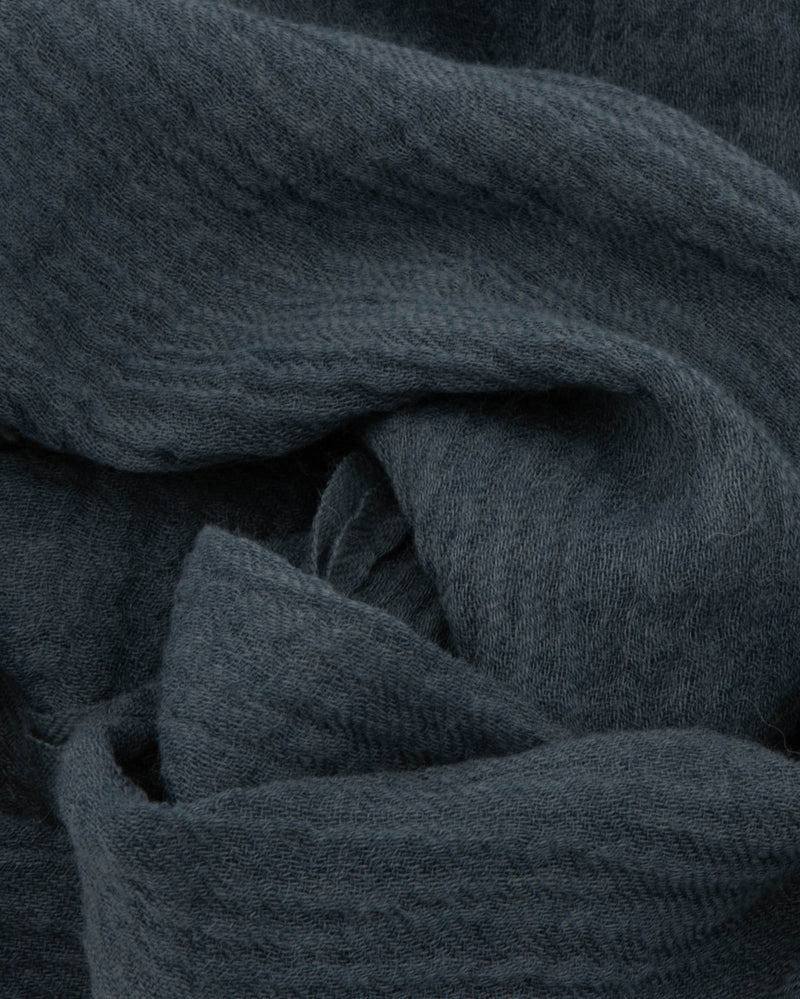 Grey Wool/Silk Scarf